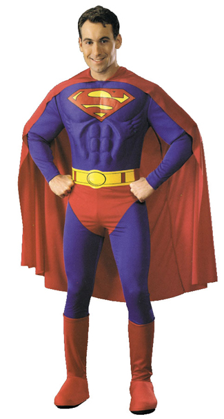 Superman Adult Muscle Large